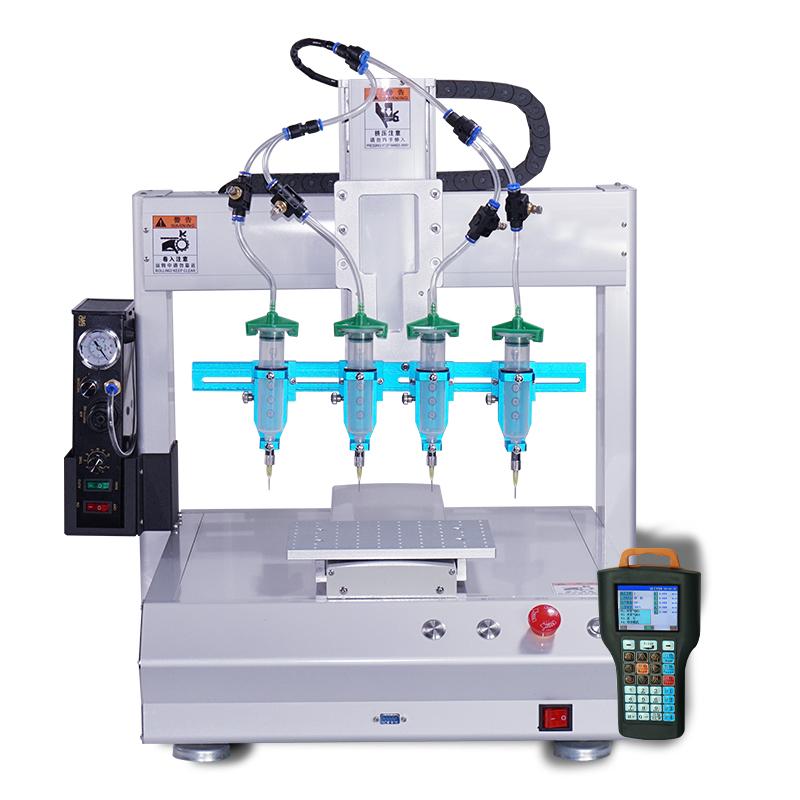 固科/Glueforce三軸四頭針筒式精密點(diǎn)膠機TZ-DJ331D-漢高達