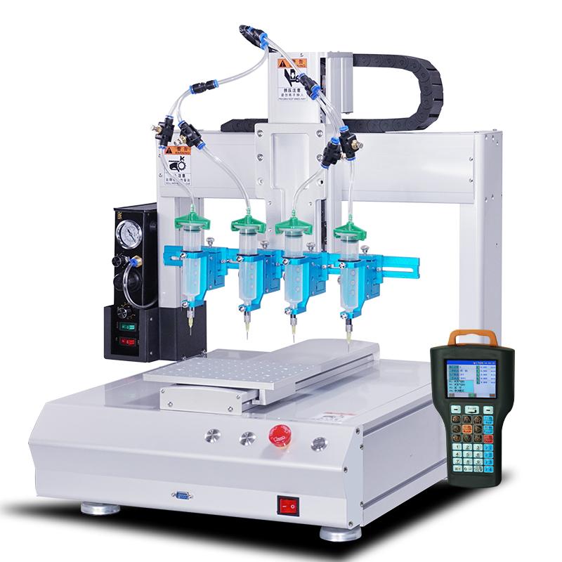 固科/Glueforce三軸四頭針筒式精密點(diǎn)膠機TZ-DJ331D-漢高達