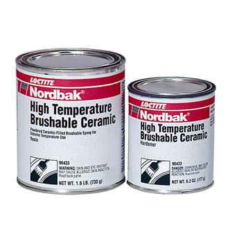 樂(lè )泰98433耐磨防護劑-Loctite Nordbak High Temperature Brushable Ceramic